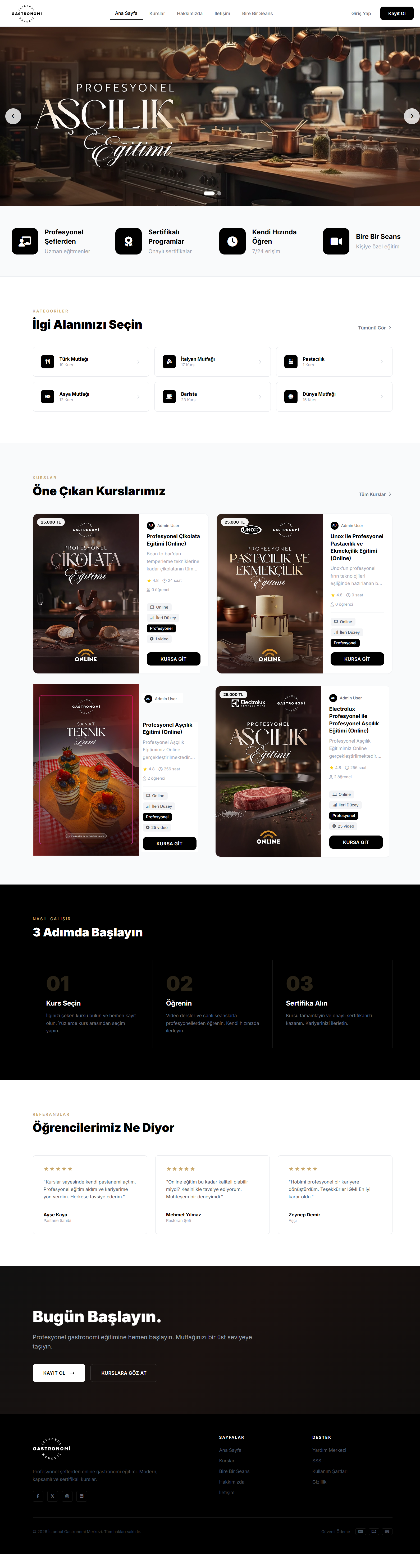 Gastronomi Merkezi ekran görüntüsü